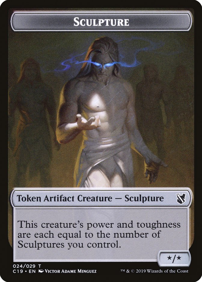 Sculpture Token [Commander 2019 Tokens] | Game Master's Emporium (The New GME)