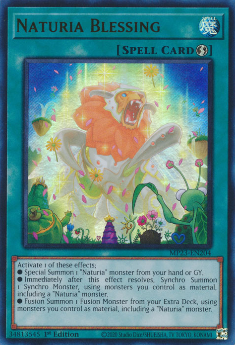 Naturia Blessing [MP23-EN204] Ultra Rare | Game Master's Emporium (The New GME)