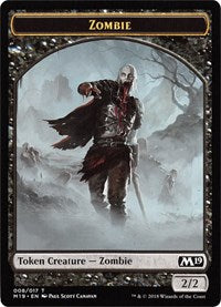 Zombie // Goblin Double-Sided Token (Game Night) [Core Set 2019 Tokens] | Game Master's Emporium (The New GME)