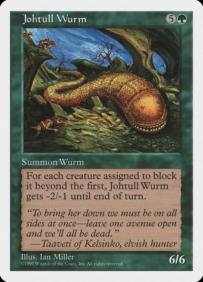 Johtull Wurm [Fifth Edition] | Game Master's Emporium (The New GME)