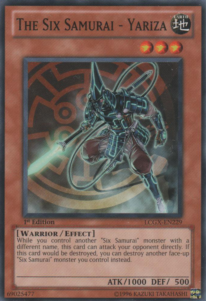 The Six Samurai - Yariza [LCGX-EN229] Common | Game Master's Emporium (The New GME)