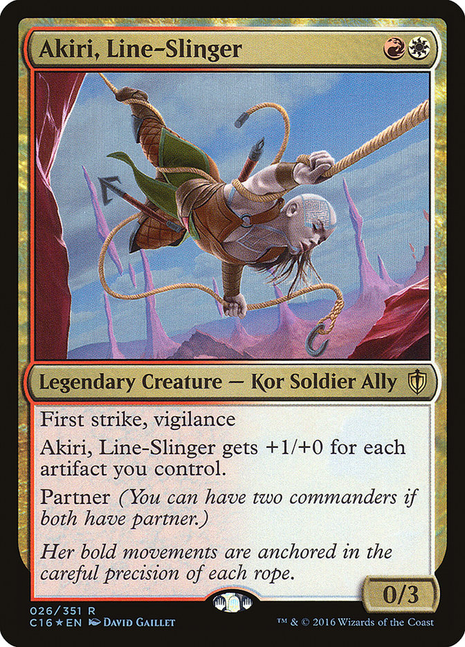 Akiri, Line-Slinger [Commander 2016] | Game Master's Emporium (The New GME)