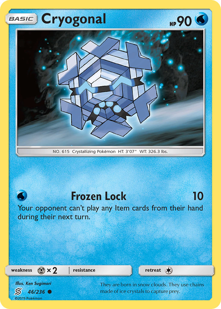 Cryogonal (46/236) [Sun & Moon: Unified Minds] | Game Master's Emporium (The New GME)