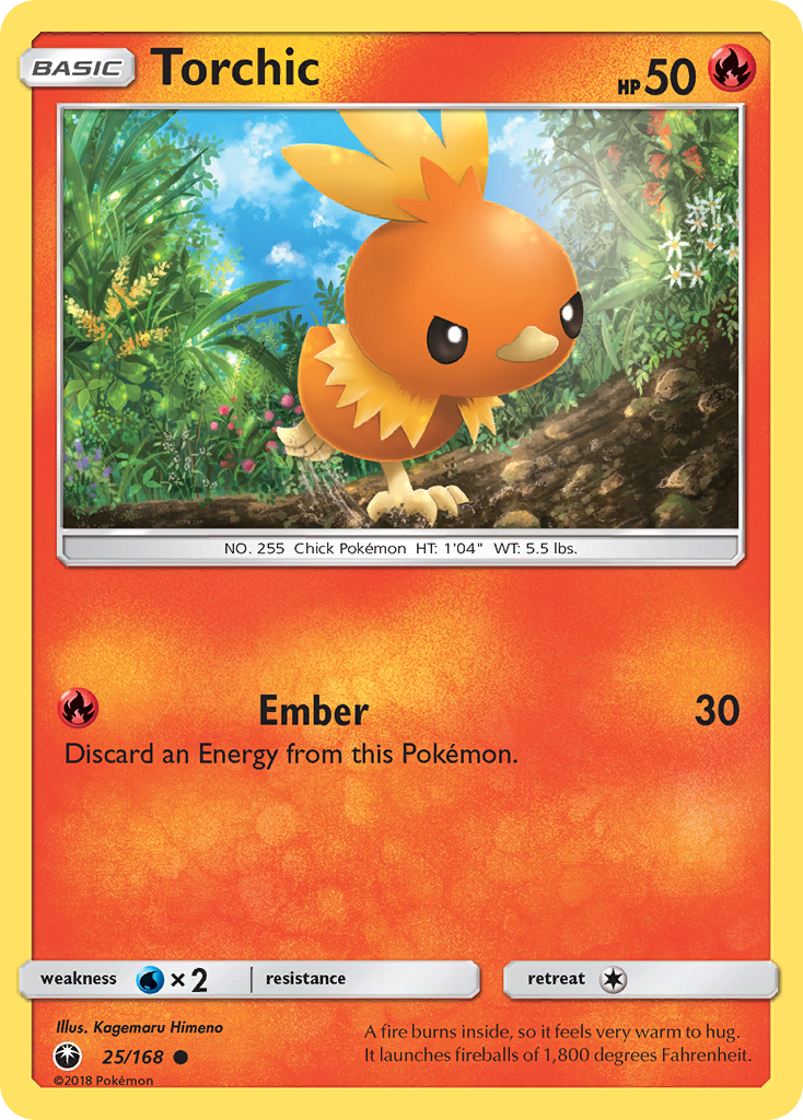 Torchic (25/168) [Sun & Moon: Celestial Storm] | Game Master's Emporium (The New GME)
