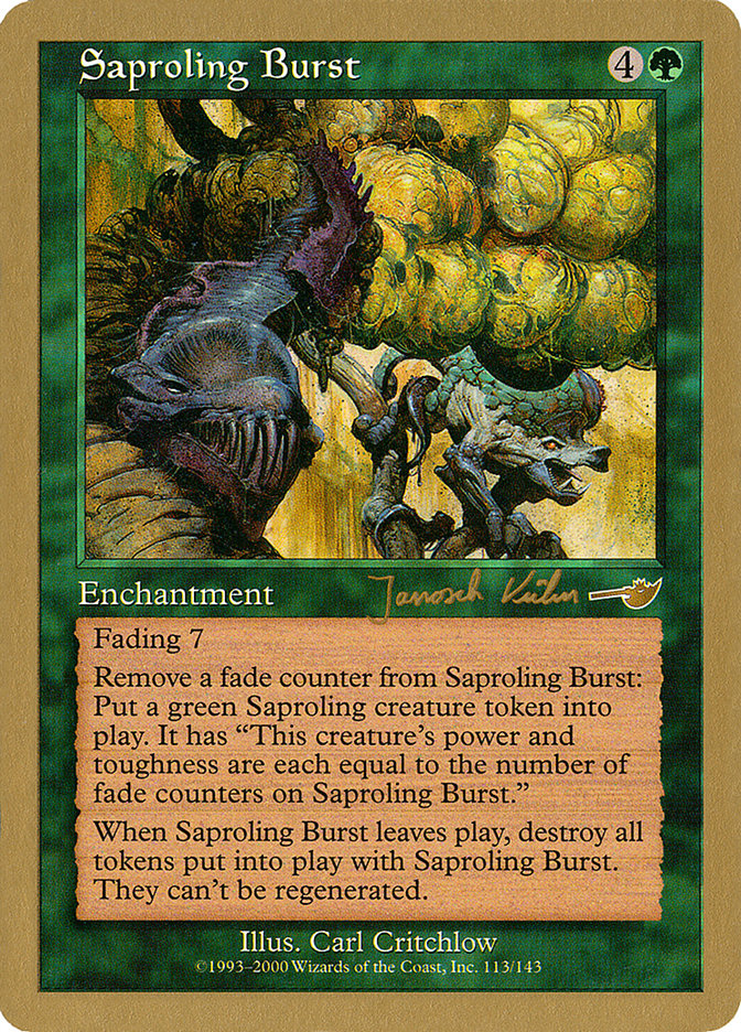 Saproling Burst (Janosch Kuhn) [World Championship Decks 2000] | Game Master's Emporium (The New GME)