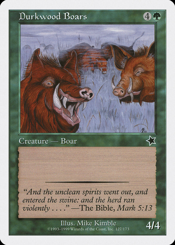 Durkwood Boars [Starter 1999] | Game Master's Emporium (The New GME)