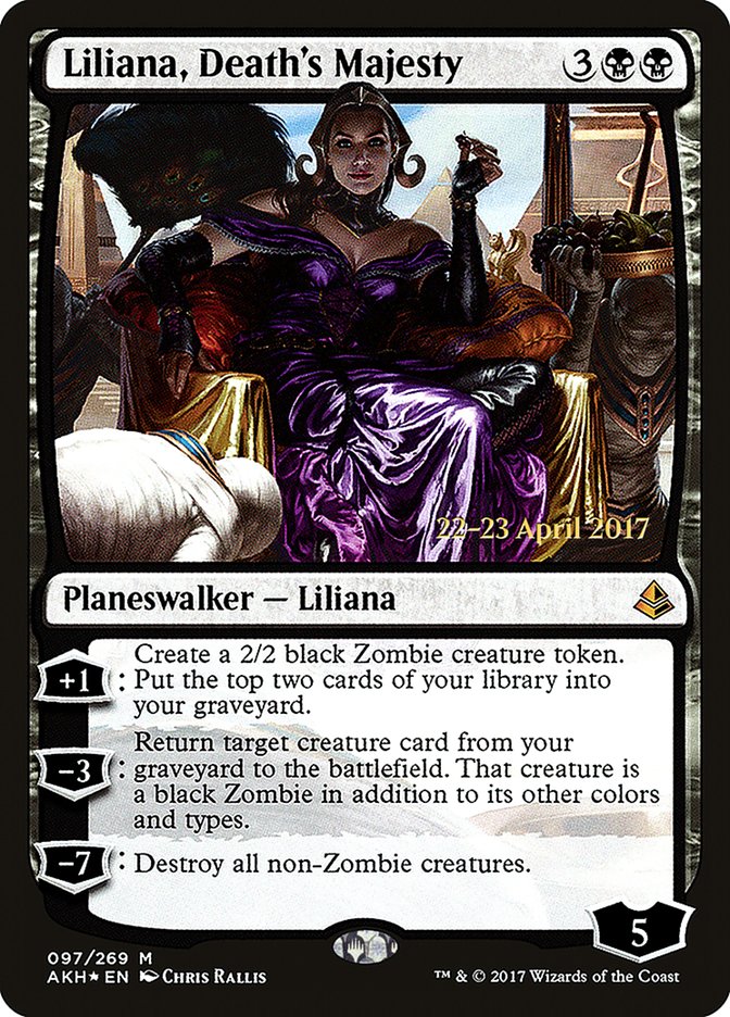 Liliana, Death's Majesty [Amonkhet Prerelease Promos] | Game Master's Emporium (The New GME)