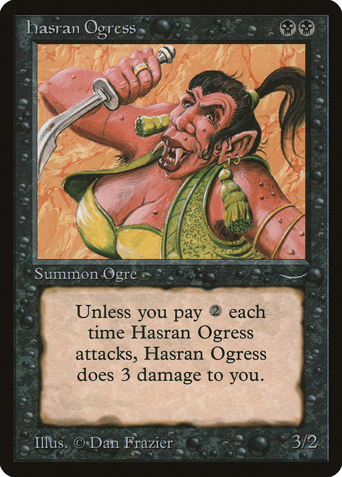 Hasran Ogress (Dark Mana Cost) [Arabian Nights] | Game Master's Emporium (The New GME)