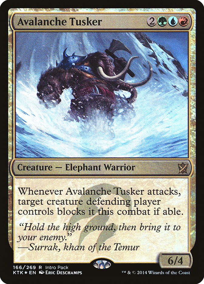 Avalanche Tusker (Intro Pack) [Khans of Tarkir Promos] | Game Master's Emporium (The New GME)