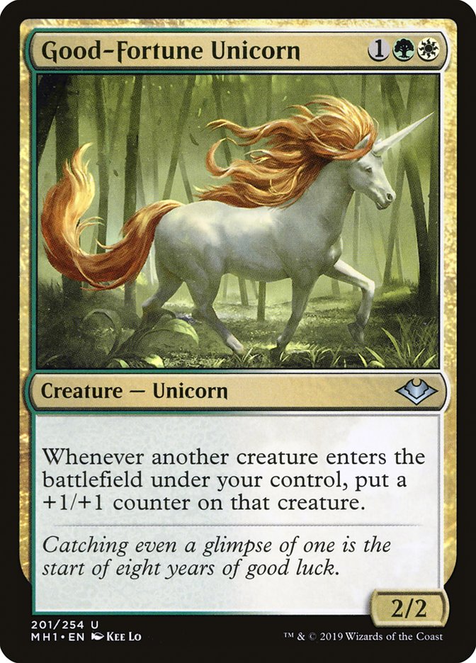 Good-Fortune Unicorn [Modern Horizons] | Game Master's Emporium (The New GME)