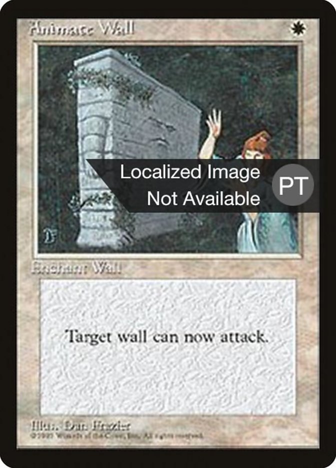 Animate Wall [Fourth Edition (Foreign Black Border)] | Game Master's Emporium (The New GME)