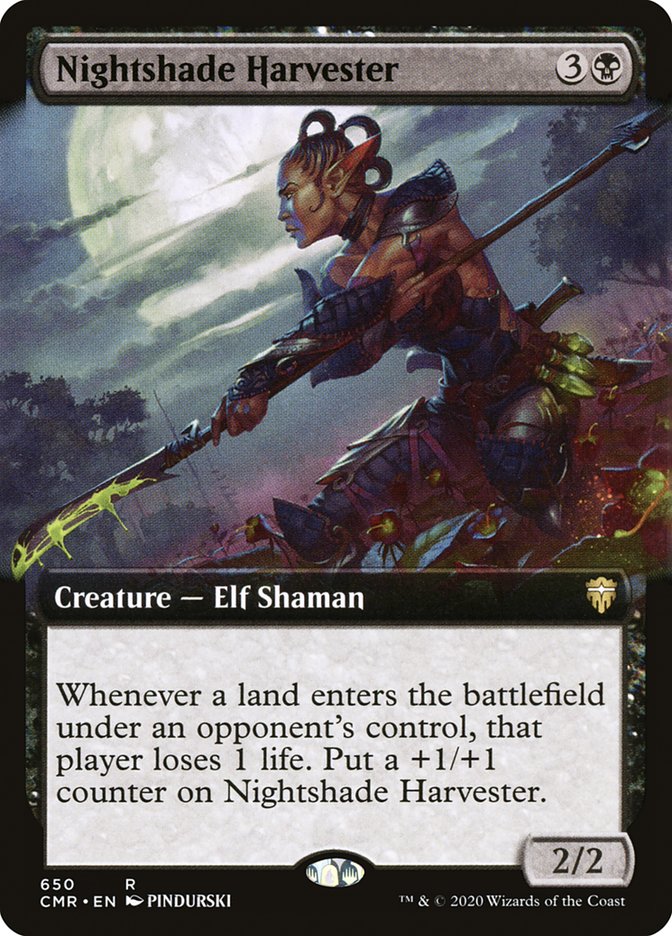 Nightshade Harvester (Extended Art) [Commander Legends] | Game Master's Emporium (The New GME)