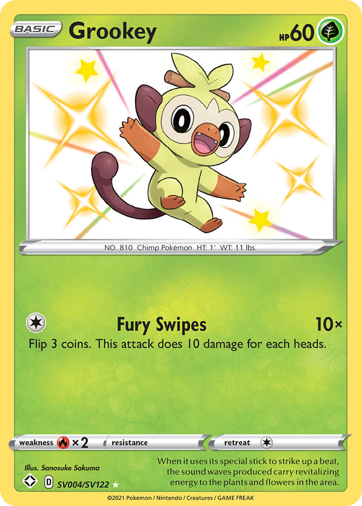 Grookey (SV004/SV122) [Sword & Shield: Shining Fates] | Game Master's Emporium (The New GME)