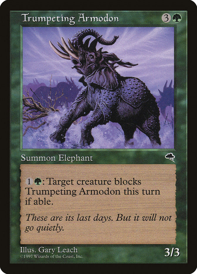 Trumpeting Armodon [Tempest] | Game Master's Emporium (The New GME)