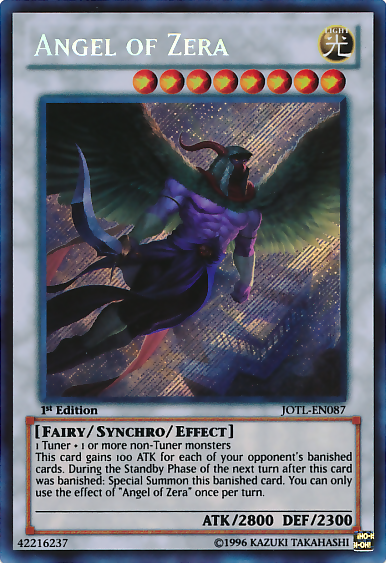 Angel of Zera [JOTL-EN087] Secret Rare | Game Master's Emporium (The New GME)