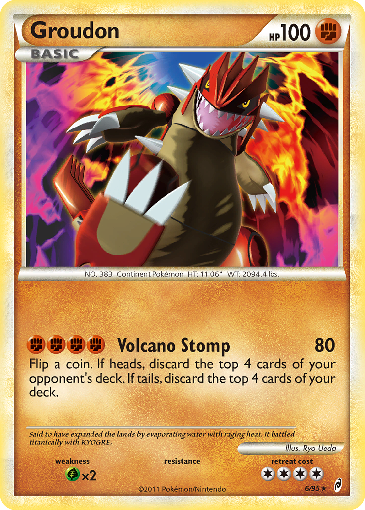 Groudon (6/95) [HeartGold & SoulSilver: Call of Legends] | Game Master's Emporium (The New GME)