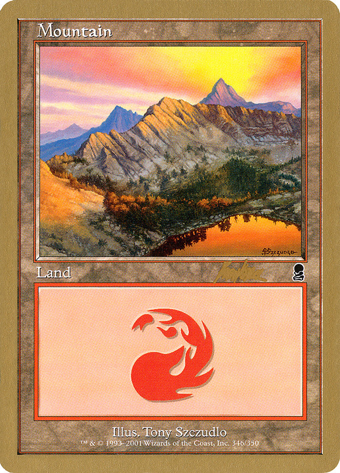 Mountain (bk346) (Brian Kibler) [World Championship Decks 2002] | Game Master's Emporium (The New GME)