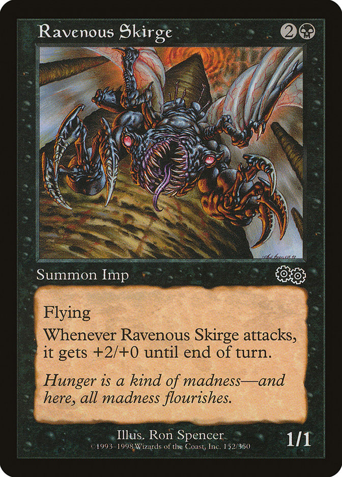 Ravenous Skirge [Urza's Saga] | Game Master's Emporium (The New GME)