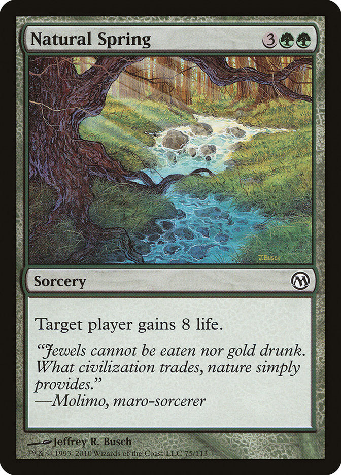 Natural Spring [Duels of the Planeswalkers] | Game Master's Emporium (The New GME)