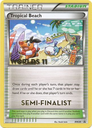 Tropical Beach (BW28) (Semi Finalist) [Black & White: Black Star Promos] | Game Master's Emporium (The New GME)