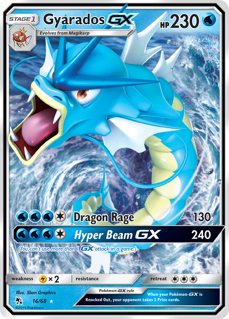 Gyarados GX (16/68) [Sun & Moon: Hidden Fates] | Game Master's Emporium (The New GME)