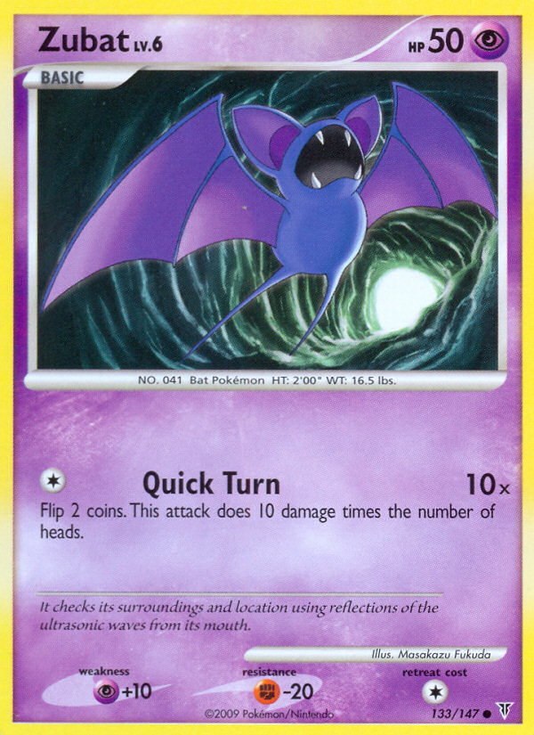 Zubat (133/147) [Platinum: Supreme Victors] | Game Master's Emporium (The New GME)