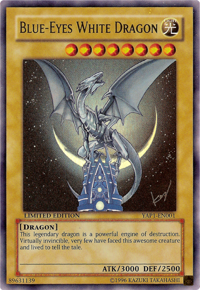 Blue-Eyes White Dragon [YAP1-EN001] Ultra Rare | Game Master's Emporium (The New GME)