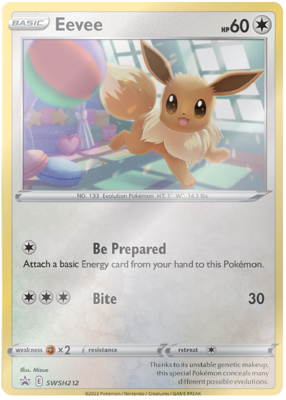 Eevee (SWSH212) [Sword & Shield: Black Star Promos] | Game Master's Emporium (The New GME)