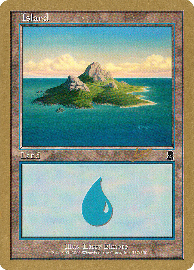 Island (rl337) (Raphael Levy) [World Championship Decks 2002] | Game Master's Emporium (The New GME)
