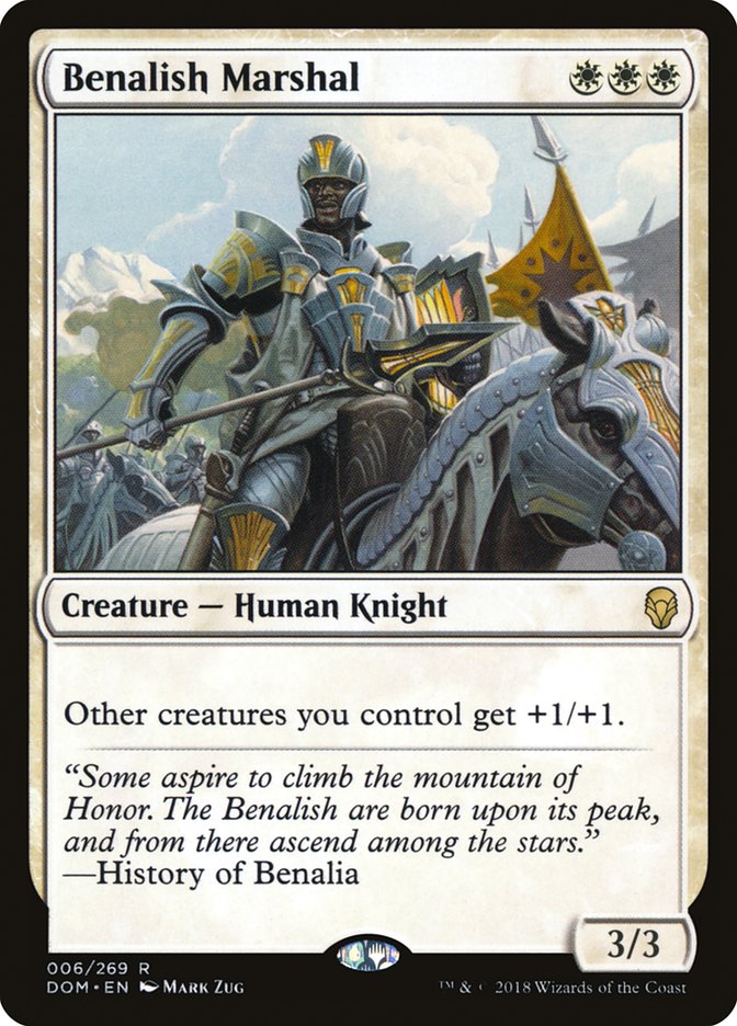 Benalish Marshal [Dominaria] | Game Master's Emporium (The New GME)