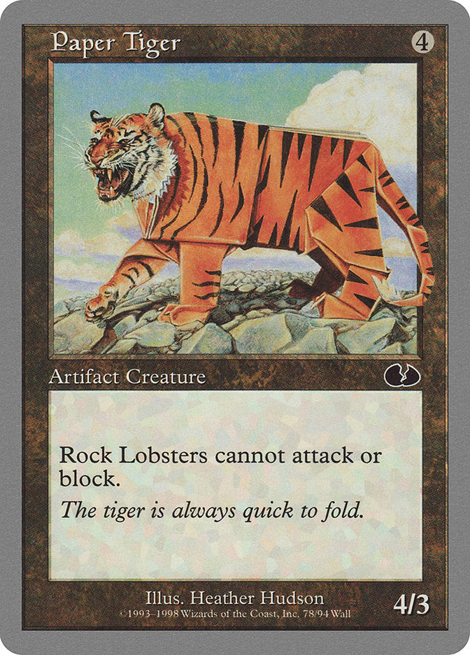 Paper Tiger [Unglued] | Game Master's Emporium (The New GME)