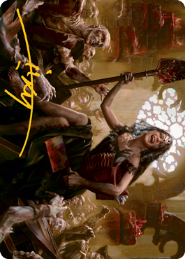 Gisa, Glorious Resurrector Art Card (Gold-Stamped Signature) [Innistrad: Midnight Hunt Art Series] | Game Master's Emporium (The New GME)