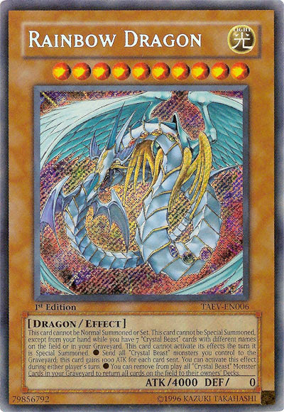 Rainbow Dragon [TAEV-EN006] Secret Rare | Game Master's Emporium (The New GME)