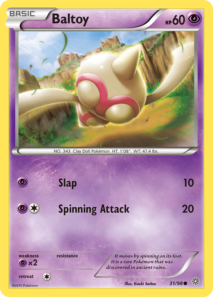 Baltoy (31/98) [XY: Ancient Origins] | Game Master's Emporium (The New GME)