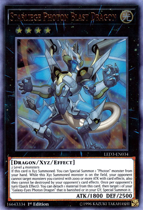 Starliege Photon Blast Dragon [LED3-EN034] Ultra Rare | Game Master's Emporium (The New GME)