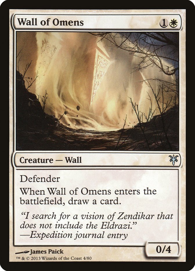 Wall of Omens [Duel Decks: Sorin vs. Tibalt] | Game Master's Emporium (The New GME)