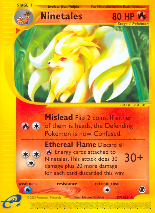 Ninetales (57/165) [Expedition: Base Set] | Game Master's Emporium (The New GME)