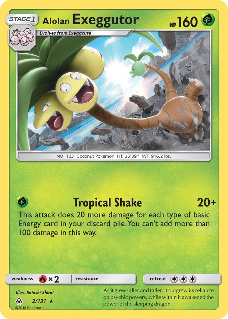 Alolan Exeggutor (2/131) (Theme Deck Exclusive) [Sun & Moon: Forbidden Light] | Game Master's Emporium (The New GME)