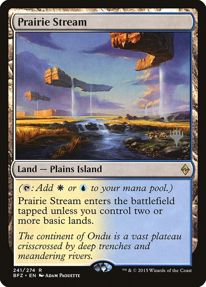 Prairie Stream [Battle for Zendikar Promos] | Game Master's Emporium (The New GME)