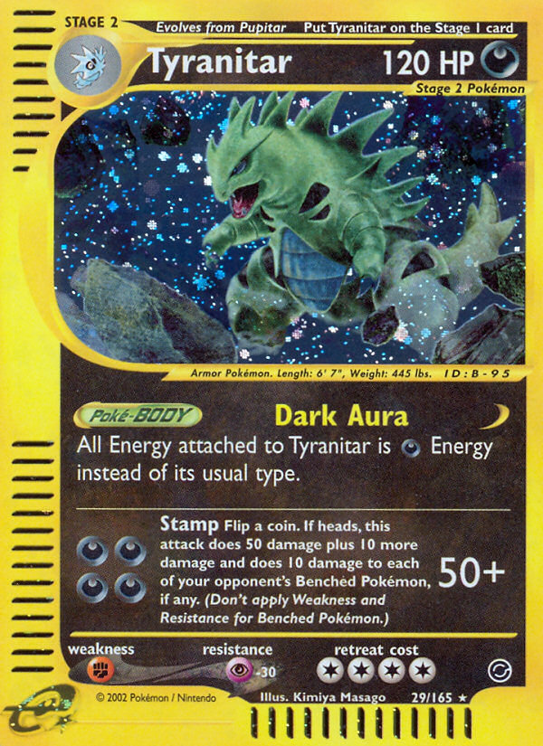 Tyranitar (29/165) [Expedition: Base Set] | Game Master's Emporium (The New GME)