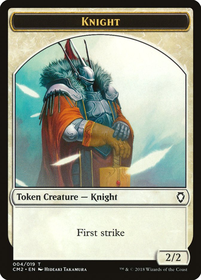 Knight Token [Commander Anthology Volume II Tokens] | Game Master's Emporium (The New GME)