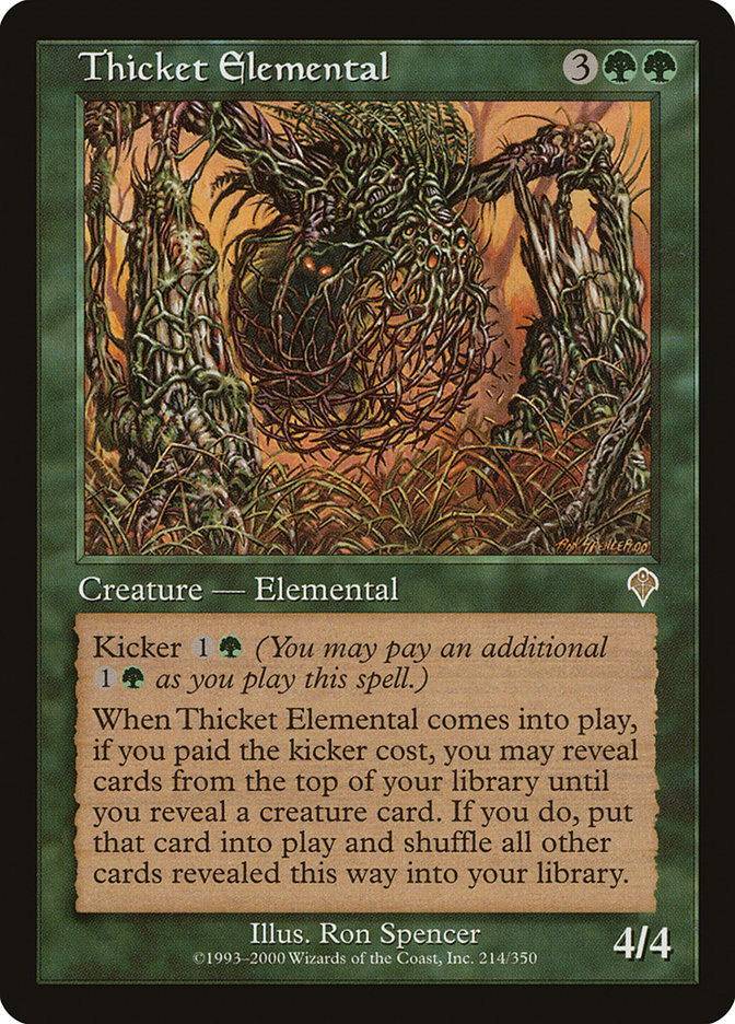 Thicket Elemental [Invasion] | Game Master's Emporium (The New GME)