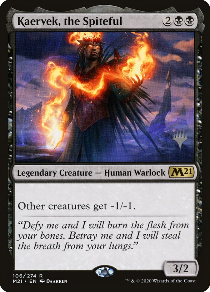 Kaervek, the Spiteful (Promo Pack) [Core Set 2021 Promos] | Game Master's Emporium (The New GME)