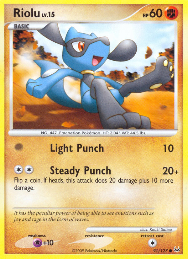 Riolu (91/127) [Platinum: Base Set] | Game Master's Emporium (The New GME)