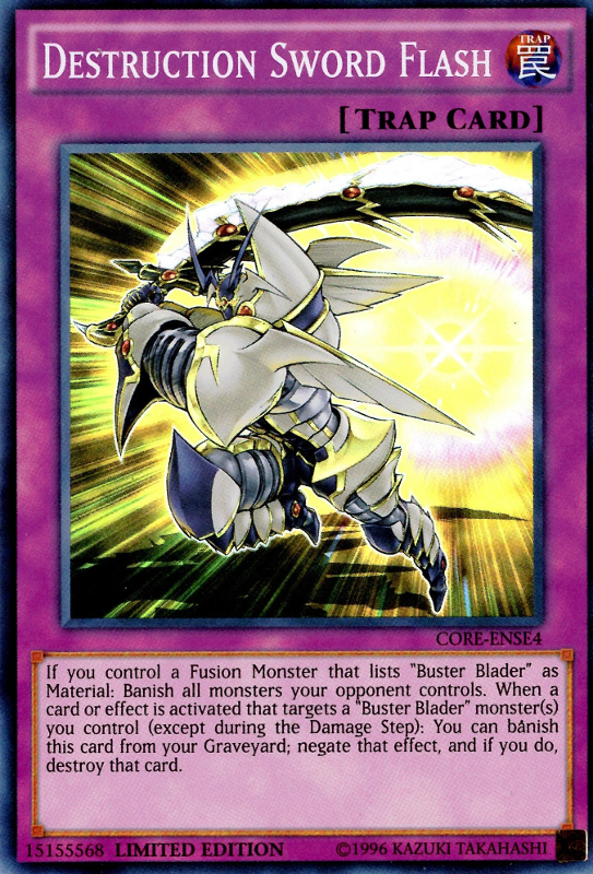 Destruction Sword Flash [CORE-ENSE4] Super Rare | Game Master's Emporium (The New GME)