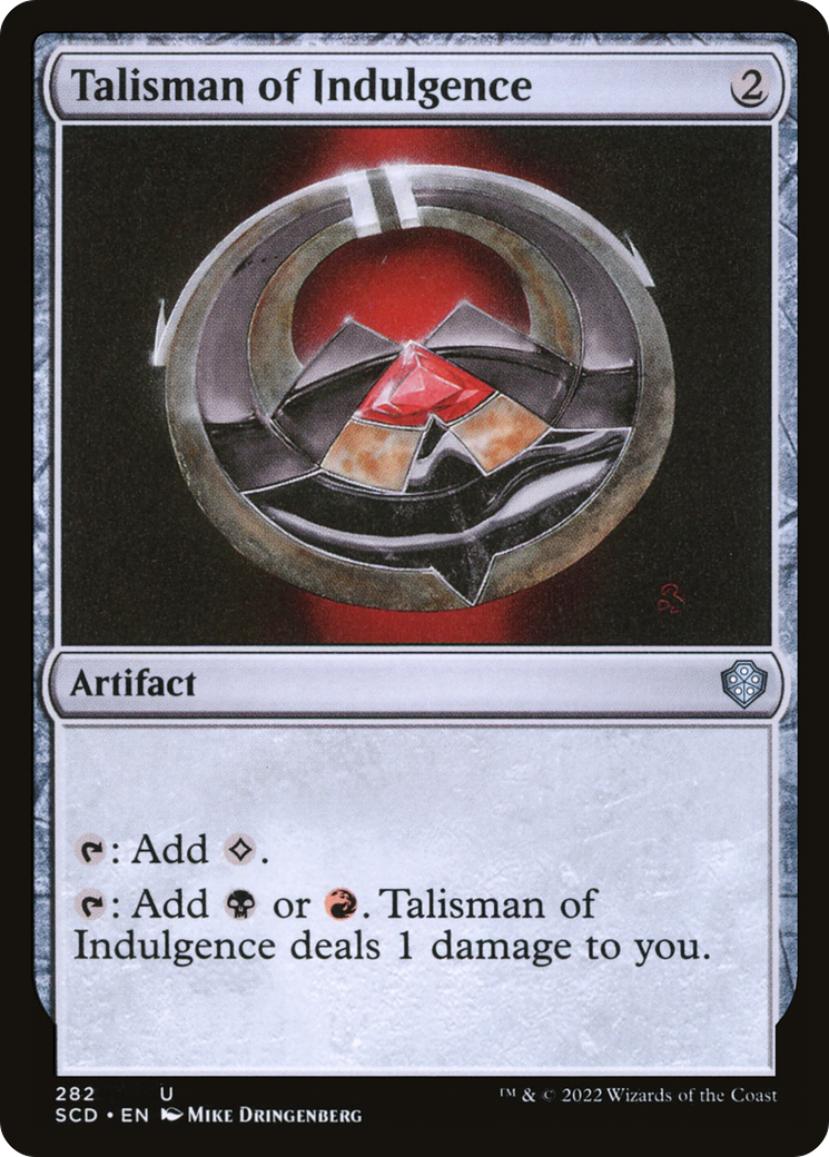 Talisman of Indulgence [Starter Commander Decks] | Game Master's Emporium (The New GME)