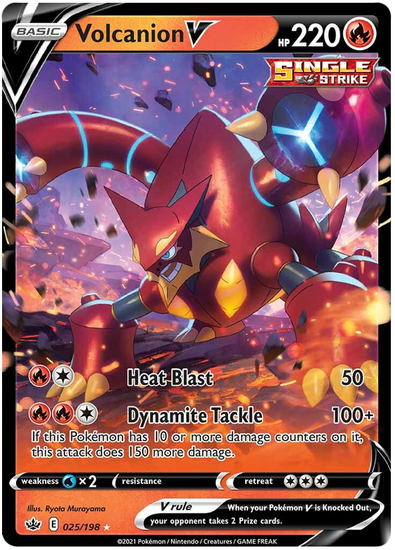 Volcanion V (025/198) [Sword & Shield: Chilling Reign] | Game Master's Emporium (The New GME)