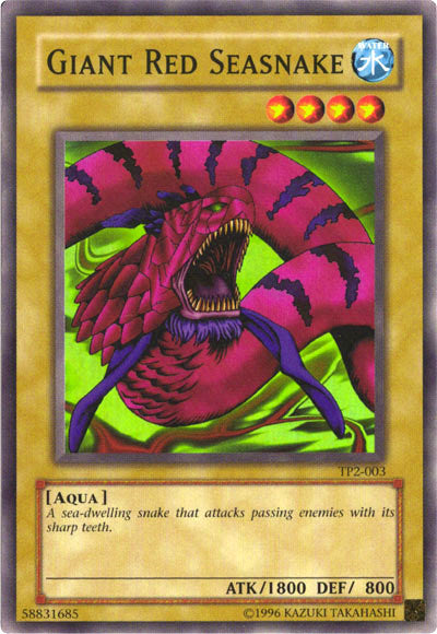 Giant Red Seasnake [TP2-003] Super Rare | Game Master's Emporium (The New GME)