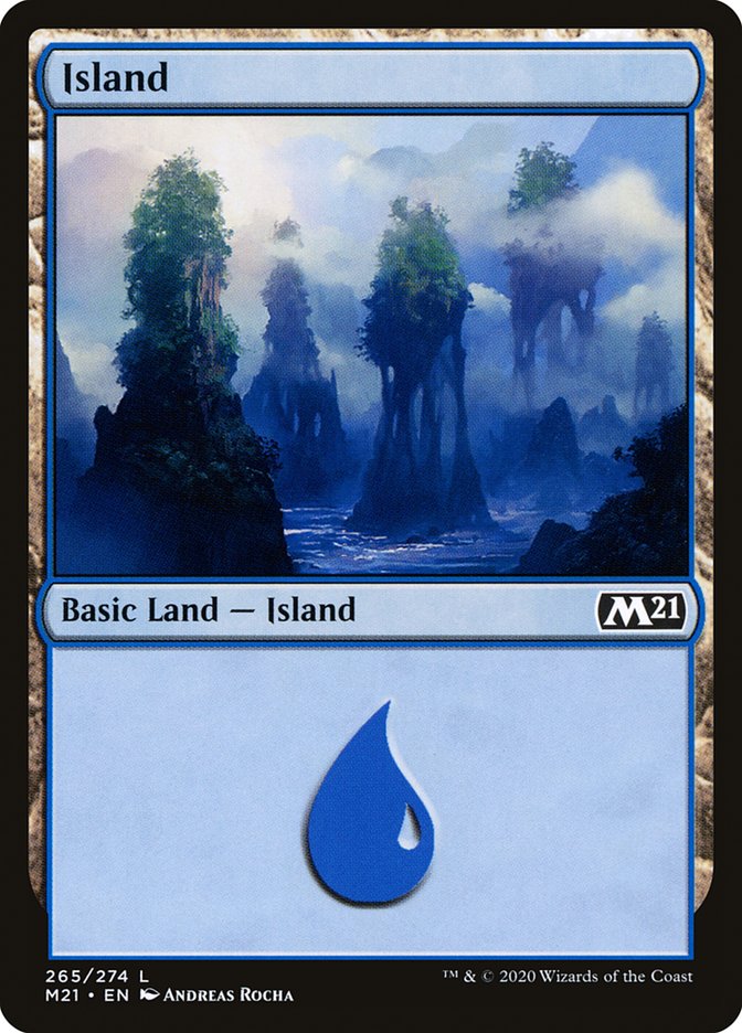 Island (265) [Core Set 2021] | Game Master's Emporium (The New GME)