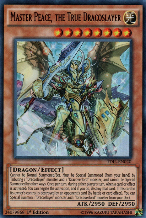 Master Peace, the True Dracoslayer [TDIL-EN020] Ultra Rare | Game Master's Emporium (The New GME)